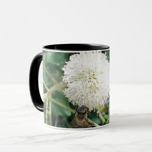 Mug Abeille et fleur (Devant gauche)