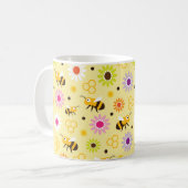 Mug Abeille & Fleurs (Devant gauche)