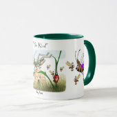 Mug Abeille Génial ! Mug, 11 oz (Devant droit)