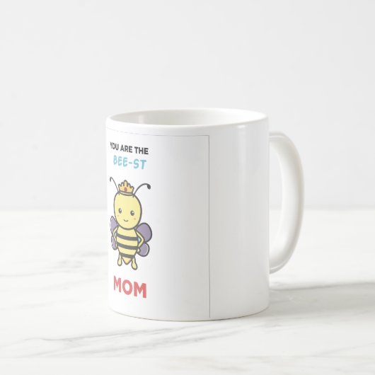 Mug Abeille heureuse (Devant droit)