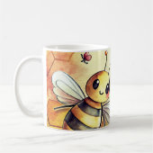 Mug Abeille Heureuse Nid d'Abeille Bourdon (Gauche)