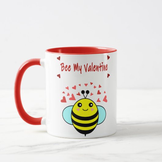 Mug Abeille Ma Saint-Valentin - Abeille Mignonne Saint (Gauche)