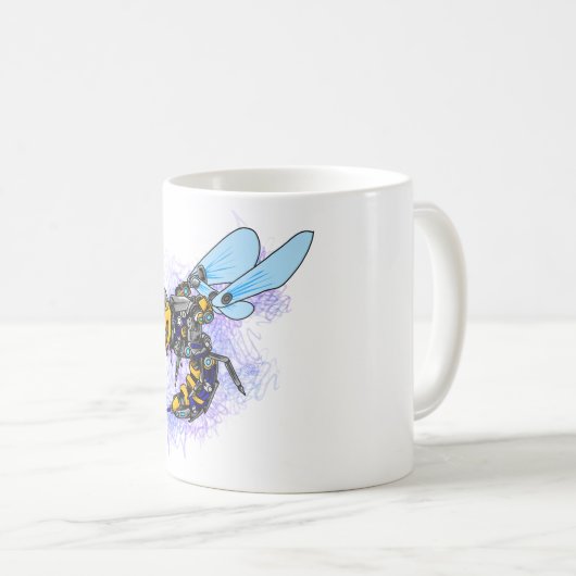 Mug abeille miel (Devant droit)