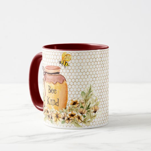 Mug Abeille miel (Devant gauche)