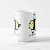 Mug abeille mignonne avec citation (Centre)
