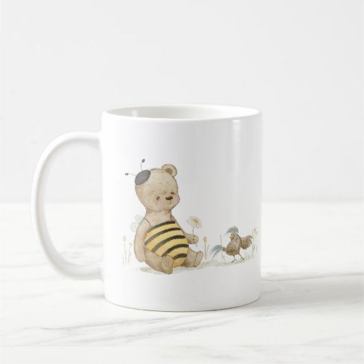 Mug abeille mignonne Teddy (Gauche)