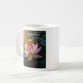 Mug Abeille sur fleur de lotus (Devant gauche)