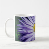 Mug Abeille Sur Fleur Faisée Violet Personnalisée (Gauche)