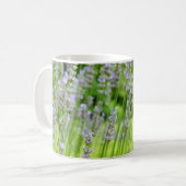 Mug Abeille sur Lavender Summer Floral (Devant gauche)