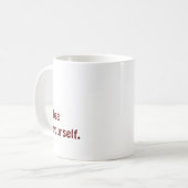 Mug Abeille toi-même (Devant gauche)