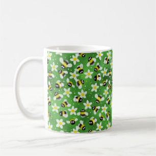 Mug Abeilles bourdonnantes (Vert Bouteille)