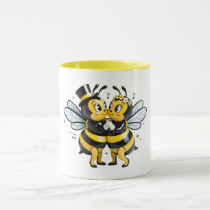 Mug Abeilles dansantes romantiques