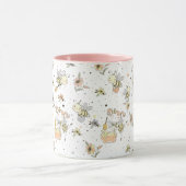 Mug Abeilles De Miel, Fée & Bébé En Motif Sans Faille (Centre)