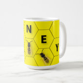 Mug Abeilles et nid d'abeille (Devant droit)