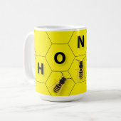 Mug Abeilles et nid d'abeille (Devant gauche)
