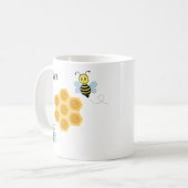 Mug Abeilles heureuses et nid d'abeille (Devant gauche)