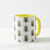 Mug - Abeilles jaune et noire (Devant droit)