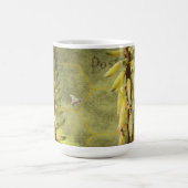 Mug Abeilles sur plante de Yucca en techniques mixtes (Centre)