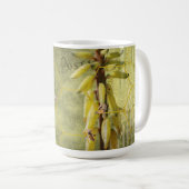 Mug Abeilles sur plante de Yucca en techniques mixtes (Devant droit)