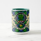Mug Abercrombie Badge & Tartan Personnalisé (Centre)