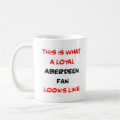 Mug aberdeen fan, loyal (Gauche)