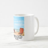 Mug Abersoch Llanengan à Gwynedd, affiche de voyage au (Devant droit)