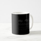 Mug Abibliophobie Définition La peur de s'épuiser (Devant droit)