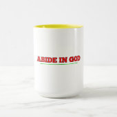Mug Abide en DIEU (Centre)