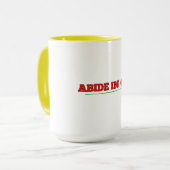 Mug Abide en DIEU (Devant gauche)
