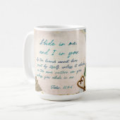 Mug Abide in Me Fruitative Faith Art Journal (Devant gauche)