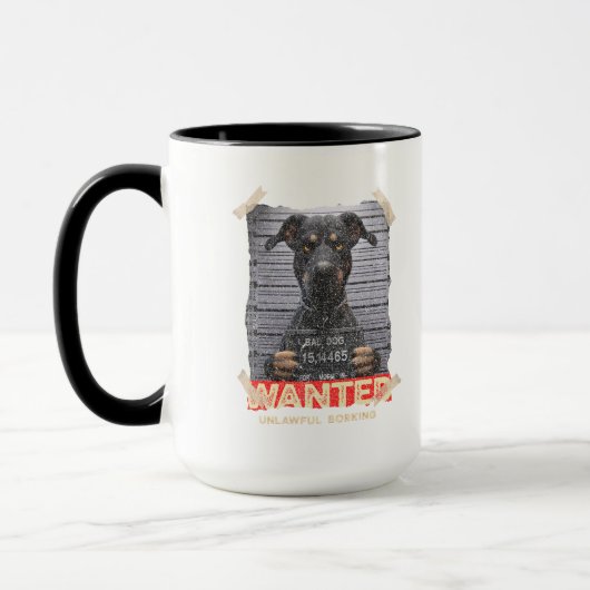 Mug Aboiements Illégaux : L'avertissement Sévère du Do (Gauche)