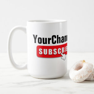 Mug Abonnez-vous Personnalisé VotreChaîne
