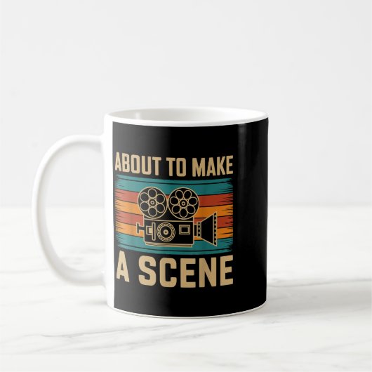Mug About To Make A Scene Filmmaking Filmmaker (Gauche)