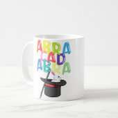 Mug Abracadabra Magician Rabbit In A Hat Magic Wand (Devant gauche)