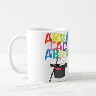 Mug Abracadabra Magicien Lapin Dans Un Chapeau Baguett