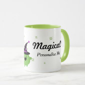 Mug Abracadabra personnalisable de sorcière de (Devant droit)