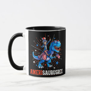 Mug Abraham Lincoln 4 juillet Dino Boys Hommes