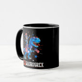 Mug Abraham Lincoln 4 juillet Dino Boys Hommes (Devant gauche)