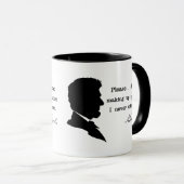 Mug Abraham Lincoln, Arrêtez de faire des citations (Devant droit)