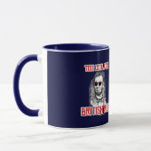 Mug Abraham Lincoln est trop frais pour la règle (Gauche)