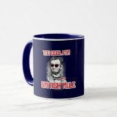 Mug Abraham Lincoln est trop frais pour la règle (Devant gauche)