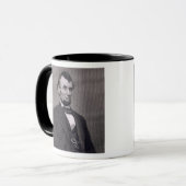 Mug Abraham Lincoln, gravé d'une photographie va le (Devant gauche)