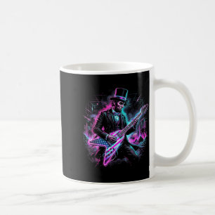 Mug Abraham Lincoln jouant de la guitare électrique Ab