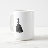 Mug abraham lincoln mary todd lincoln silhouette (Devant gauche)