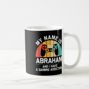 Mug Abraham Nom cadeau Personnalisé Funny Gaming Geek