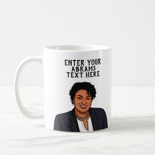 MUG ABRAMS DE STACEY PERSONNALISÉS (Gauche)