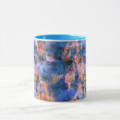 Mug Abrégation de l'eau bleue et orange (Centre)