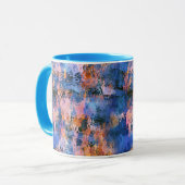 Mug Abrégation de l'eau bleue et orange (Devant gauche)