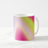 Mug Abrégé multicolore dégradé, art, arrière-plan (Devant droit)