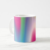Mug Abrégé multicolore dégradé, art, arrière-plan (Devant gauche)